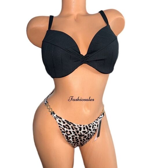 COPY - Victorias Secret Swim Twist Removable Push-Up Padding Bikini top & Botto… - Picture 2 of 4